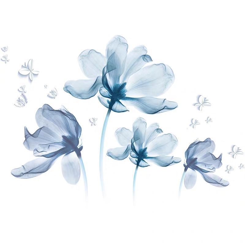 3D floral wall sticker image 2
