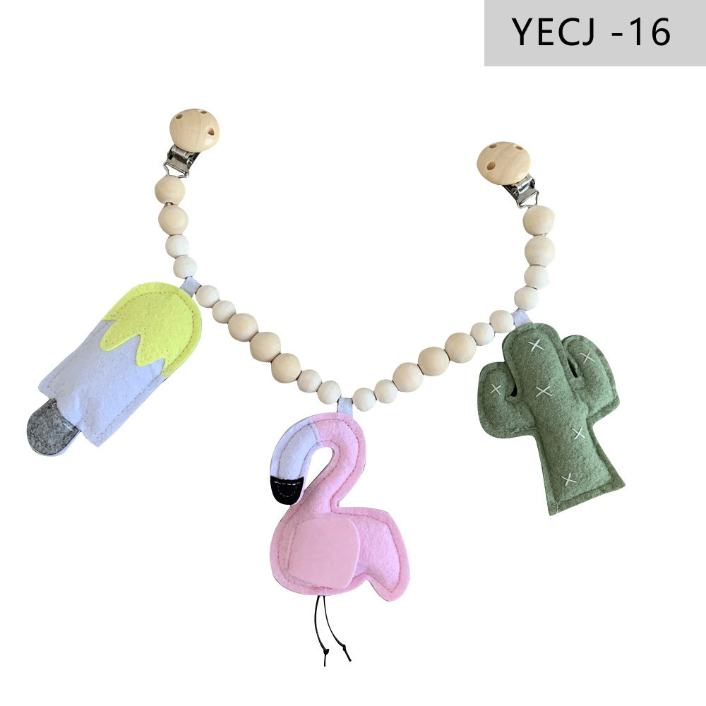 Stylish pacifier clip and teething accessory