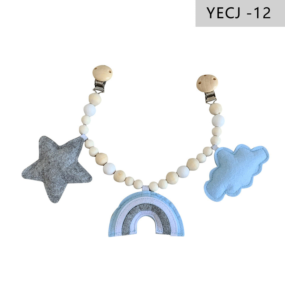 Pacific clip for babies with teething toy