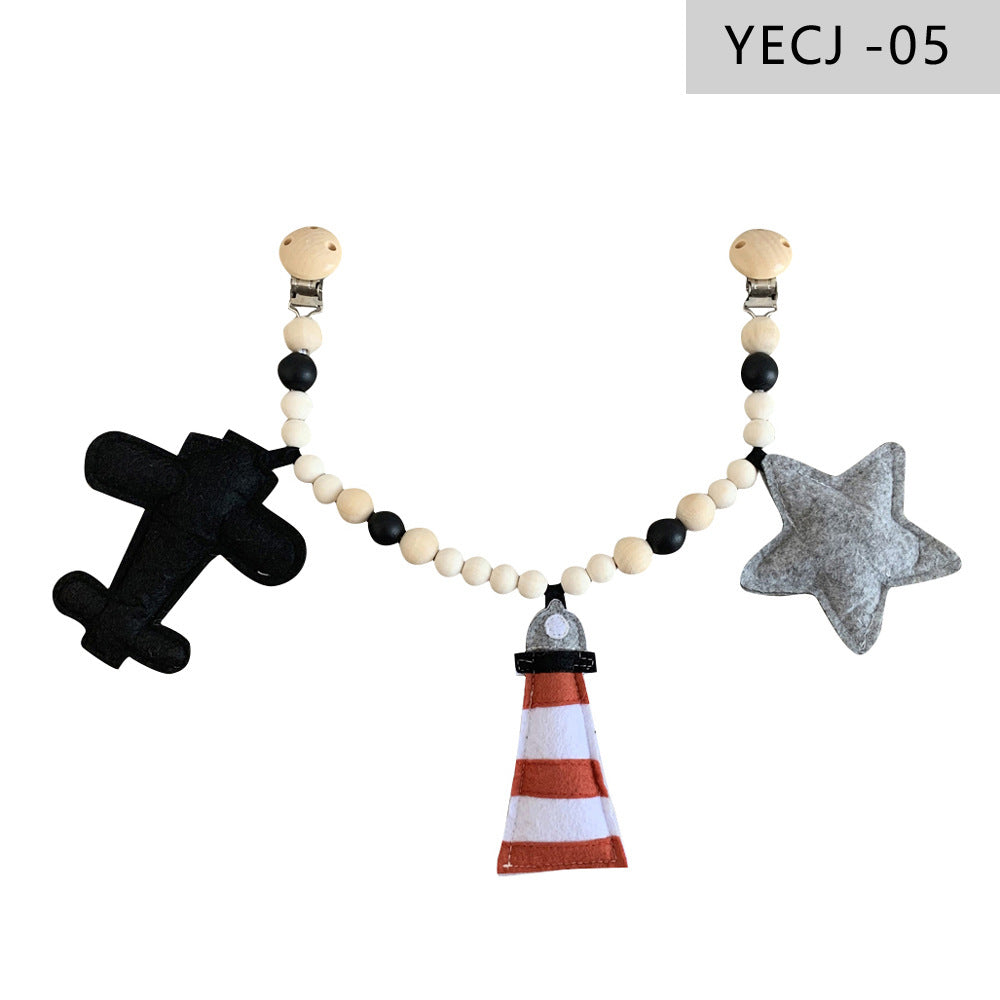 Pacific clip for babies with teething toy