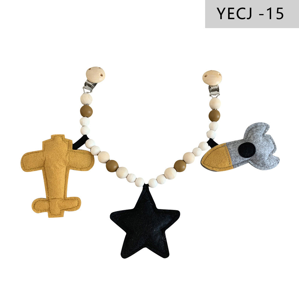 Pacific clip for babies with teething toy