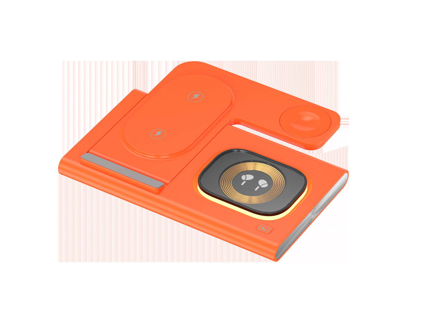 3-in-1 wireless charger front view