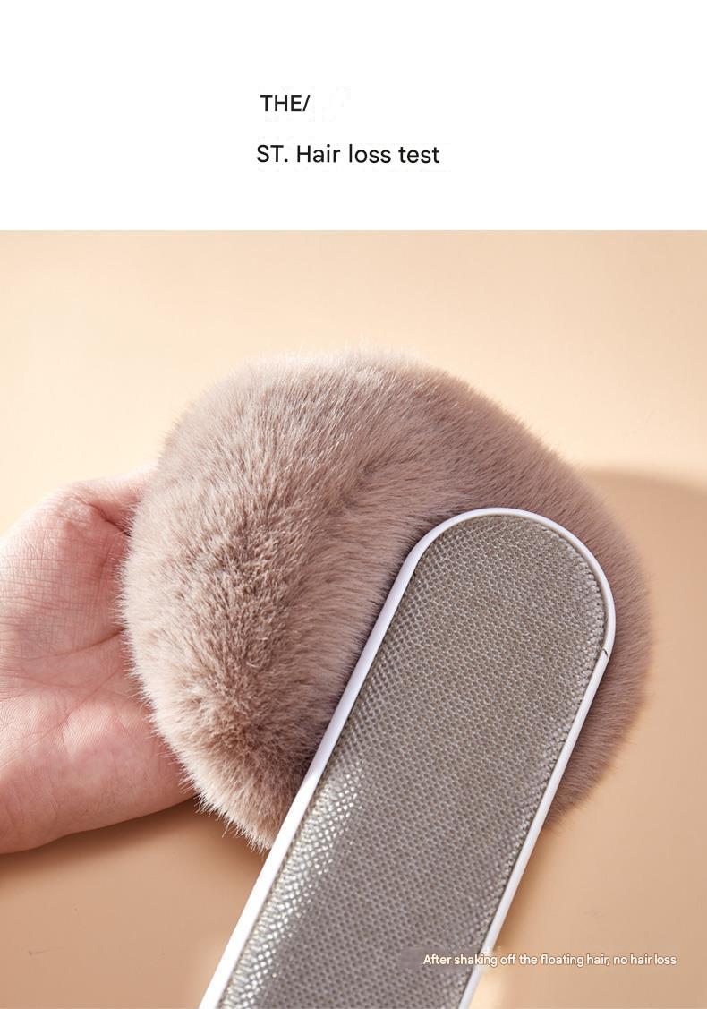 Winter ear muffs in beige color