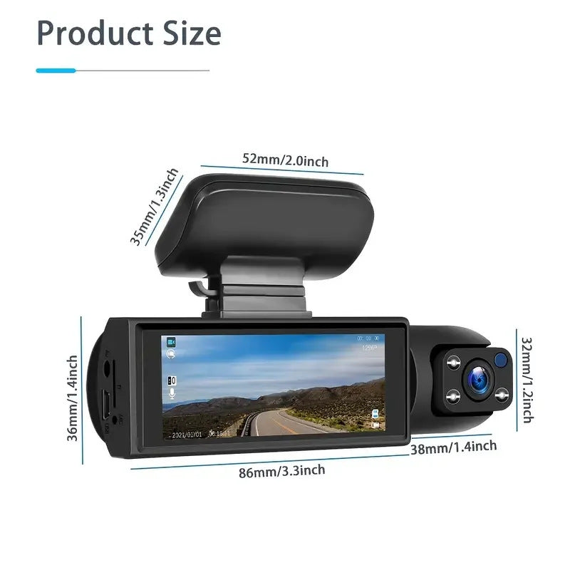Yuecai M8 Car Dash Camera Display Screen