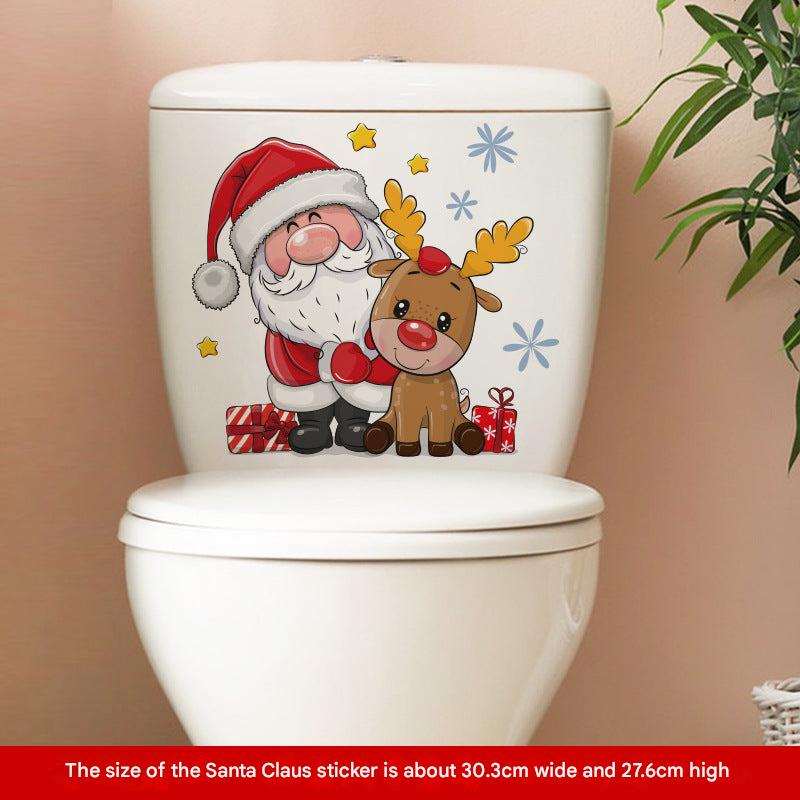 removable holiday toilet stickers 6
