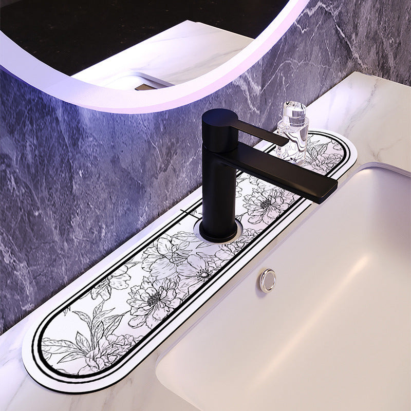 Silica Gel Water Tap Drain Mat Image 1