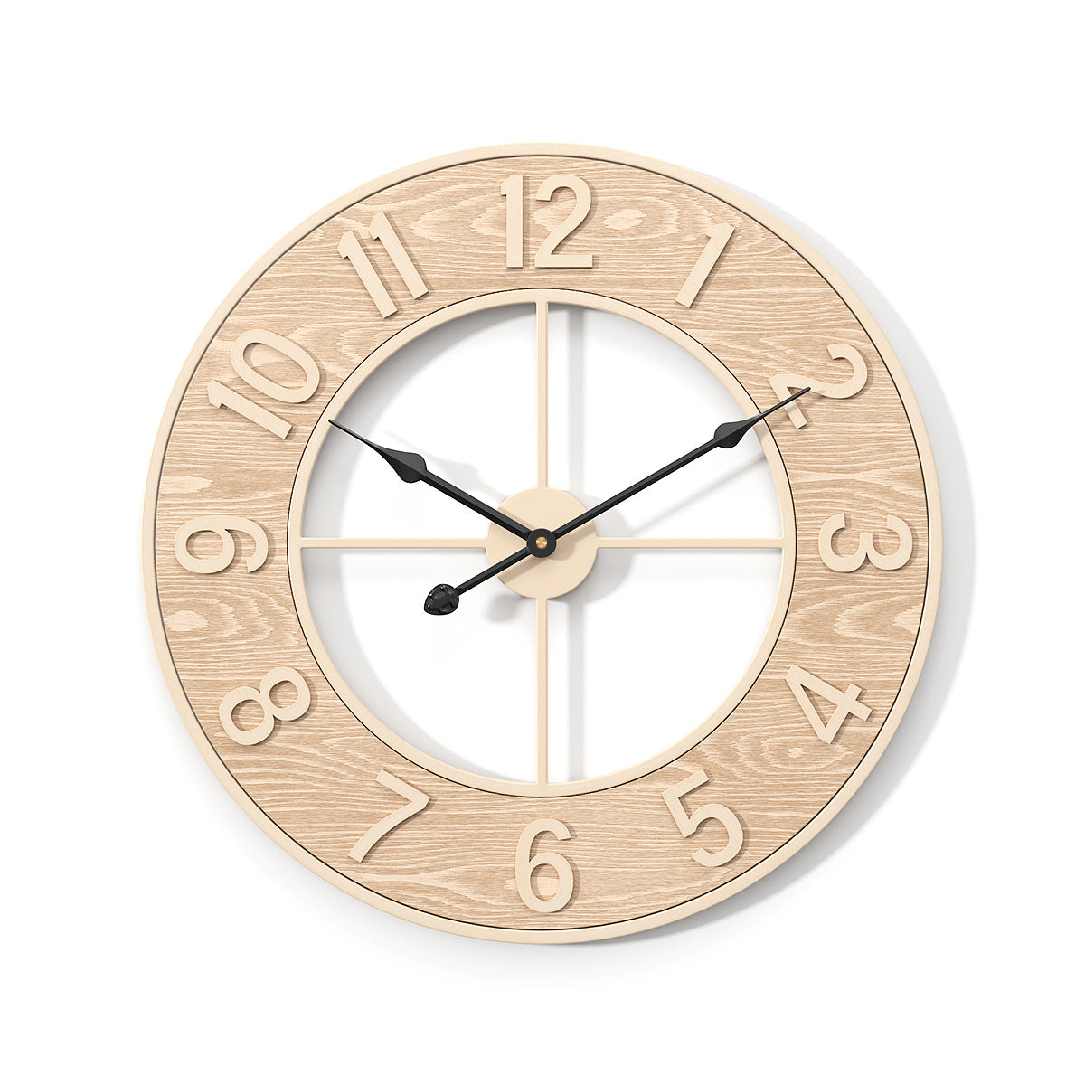 Elegant wall clock with creative design