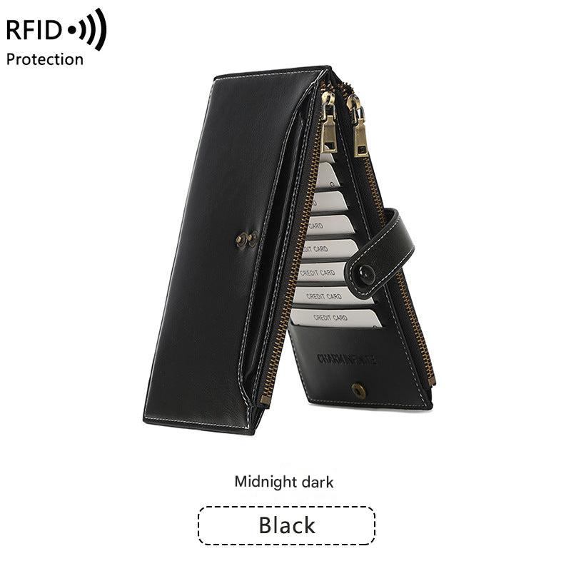 Stylish crossbody wallet in burgundy color - image 2