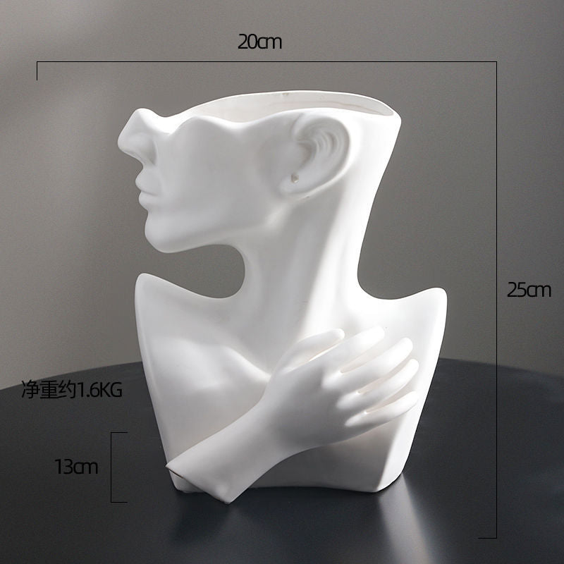modern resin jewelry holder black finish