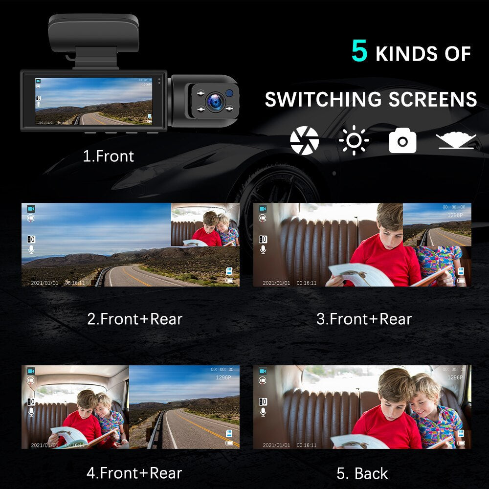 Yuecai M8 Car Dash Camera Front View