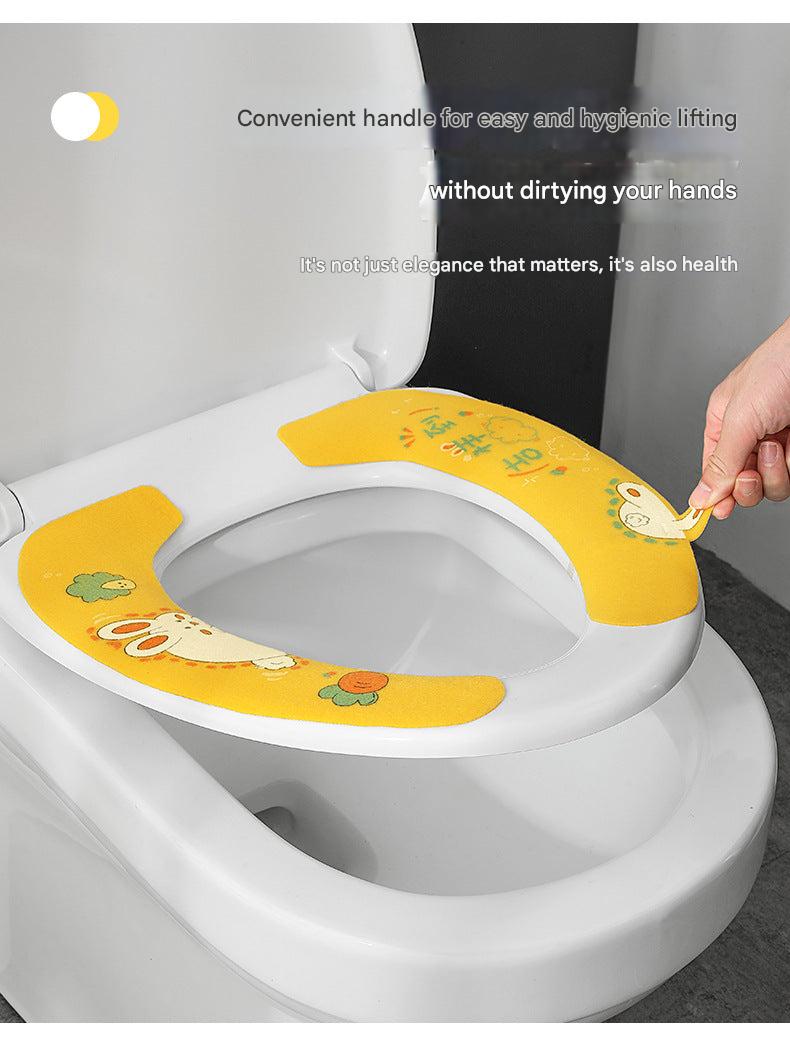 Lucky rabbit design toilet seat cushion