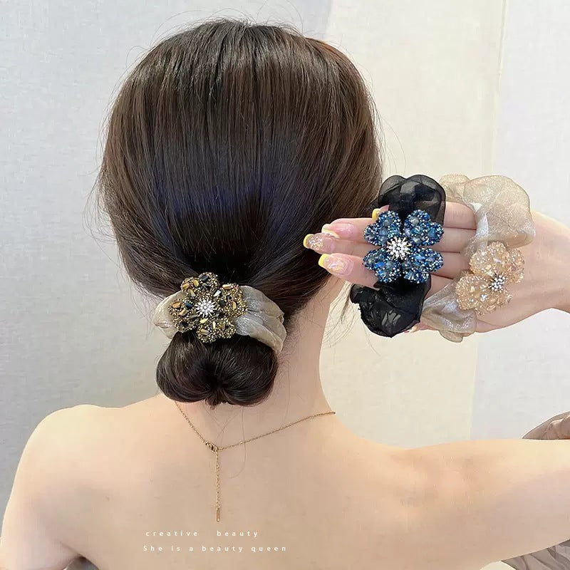 Handcrafted hair tie for women with soft material