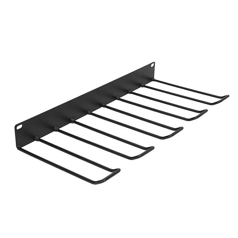 Durable metal tool organizer on wall