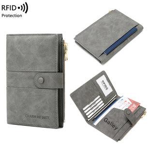 Chic RFID wallet with multiple card slots