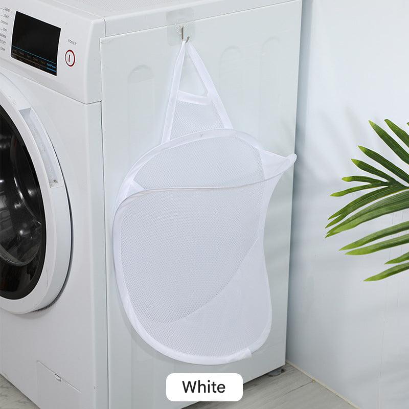 Modern laundry basket in compact size