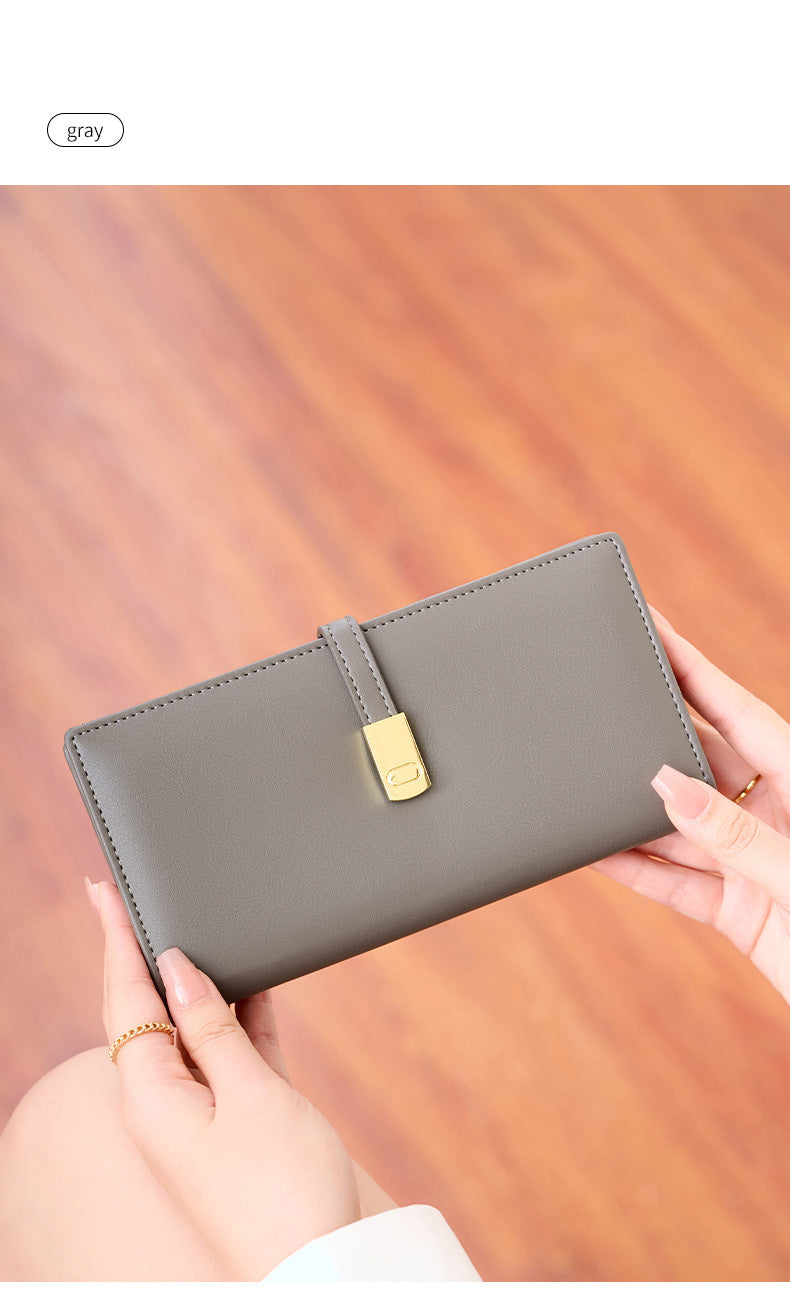 Interior view of RFID-blocking women's wallet