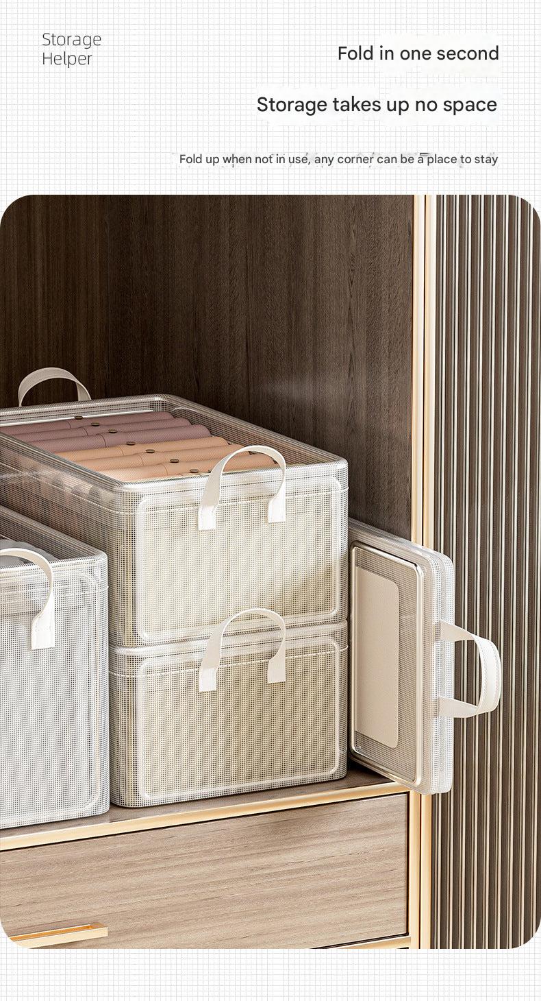 Household storage box transparent design image 1