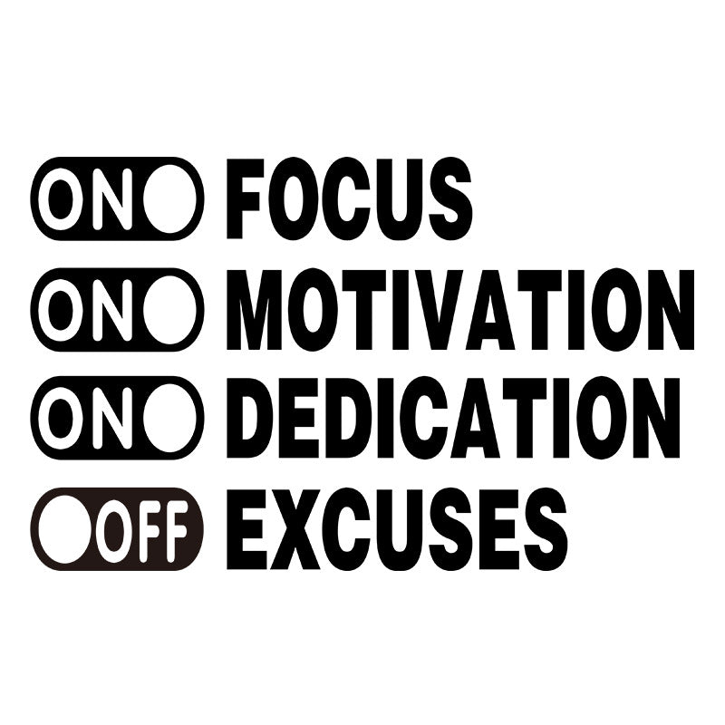 inspirational quote wall sticker design 2