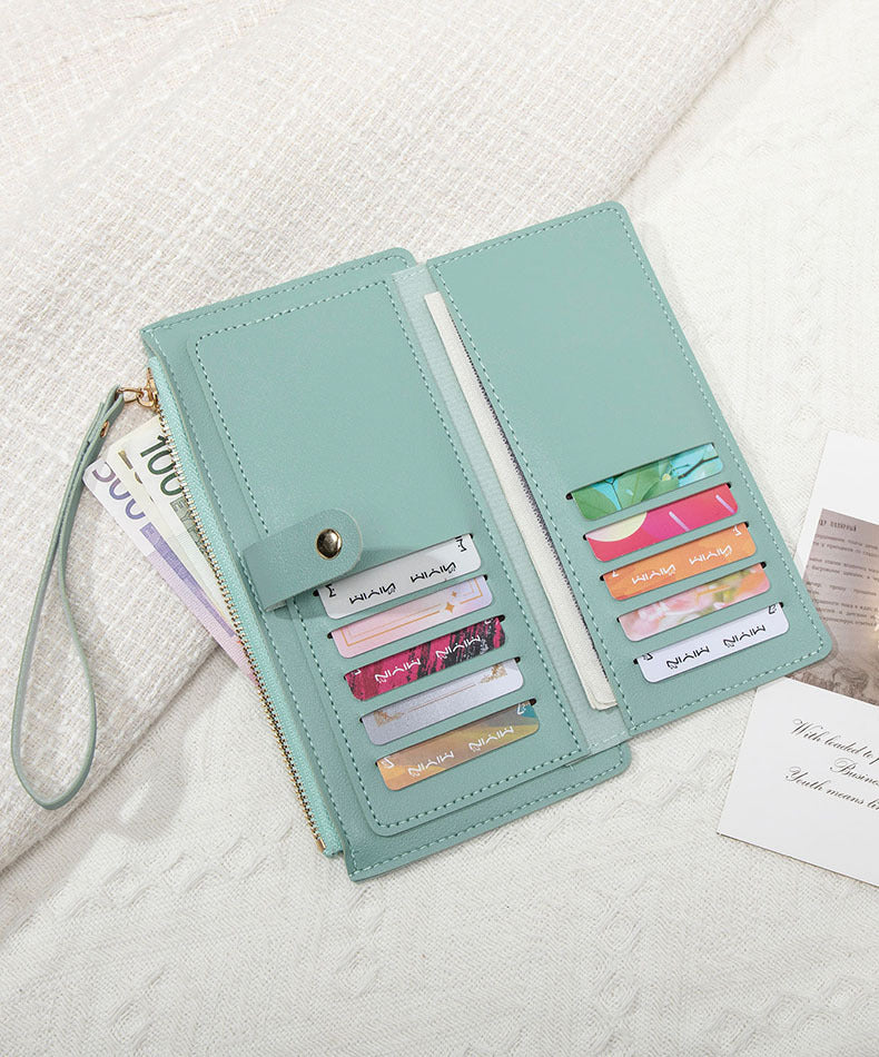 Stylish women's wallet in lilac color