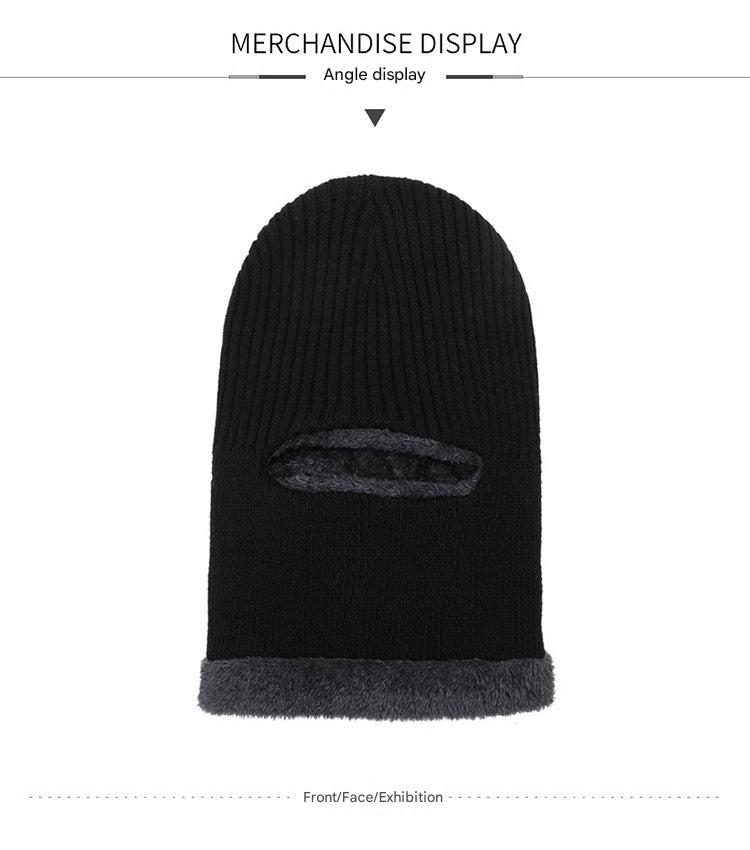 unisex knitted winter beanie outdoors