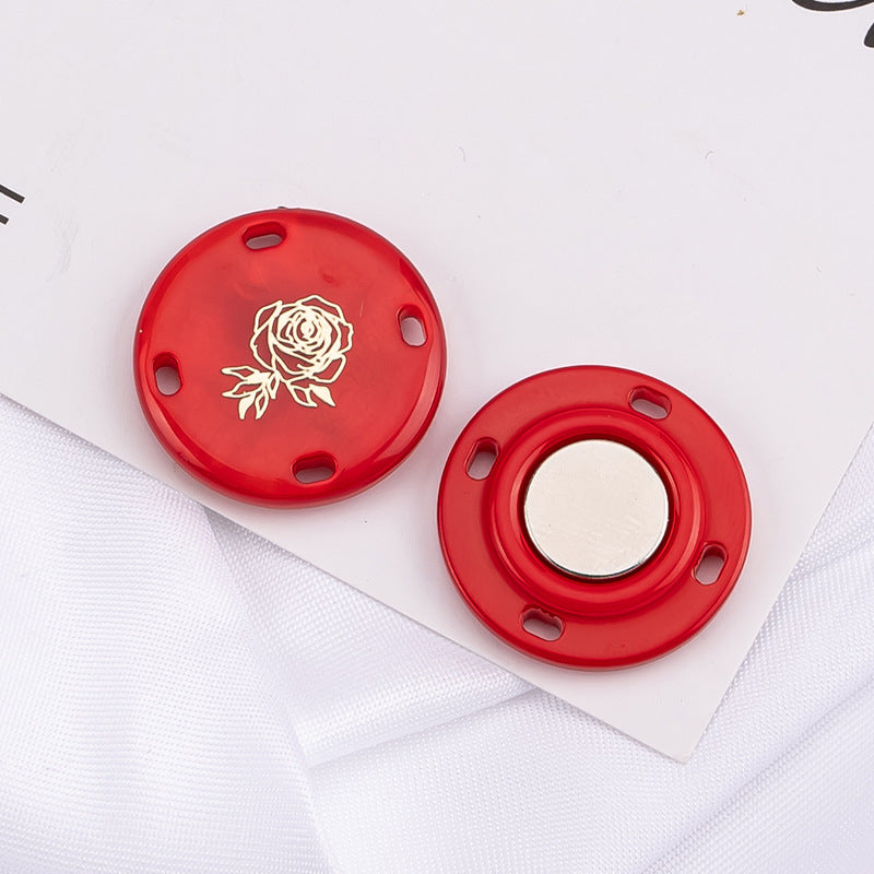 Strong magnetic button for accessories