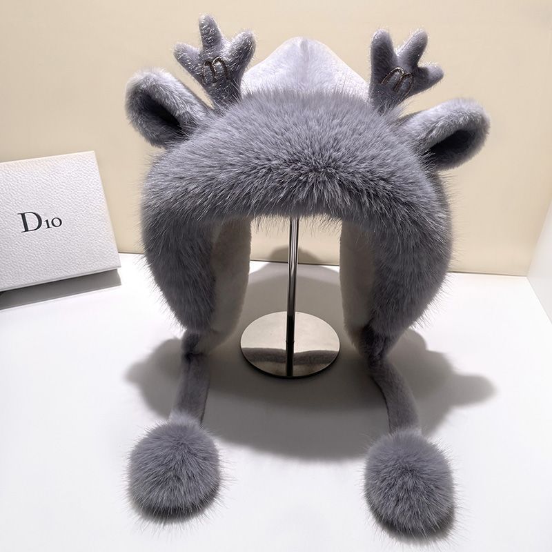 Colorful plush hats for winter fashion - image 6