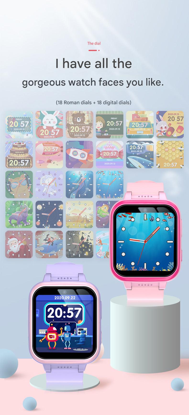 Y90 Kids Smartwatch Blue with Music Playback