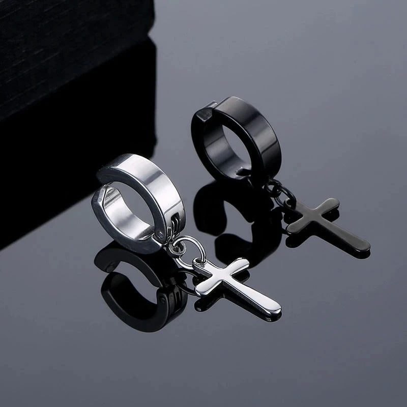 Stylish stainless steel magnetic ear cuffs image 1