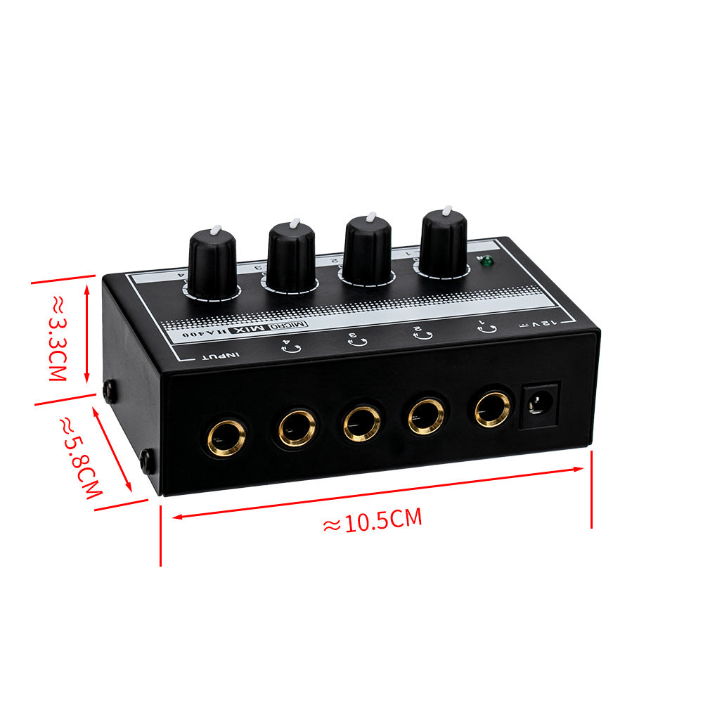 Studio Monitor Headphone Amplifier front view