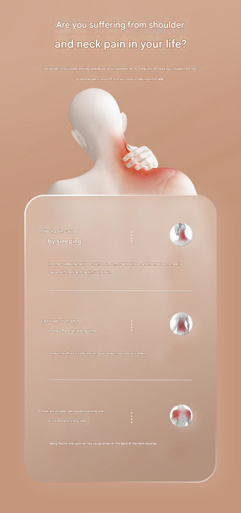 Heated massager for relaxation