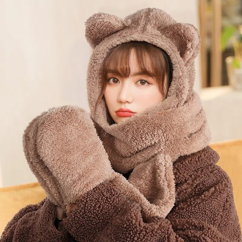 Warm plush hat for women - image 7