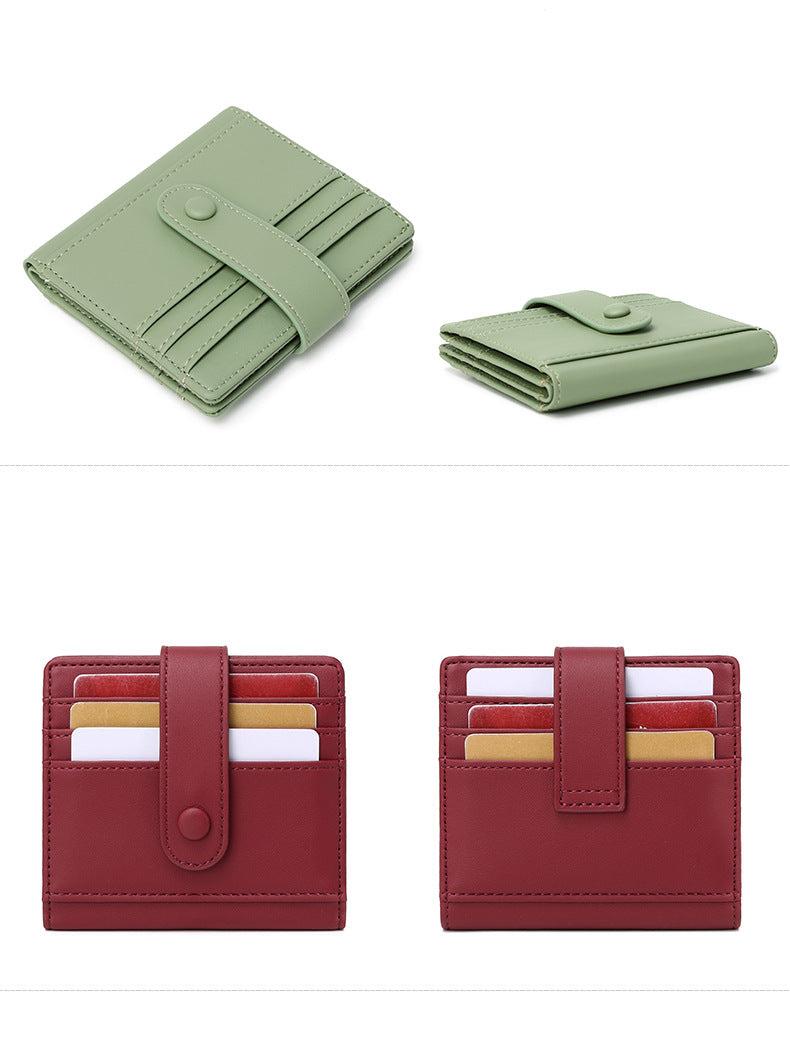 multiple colored wallets displayed together