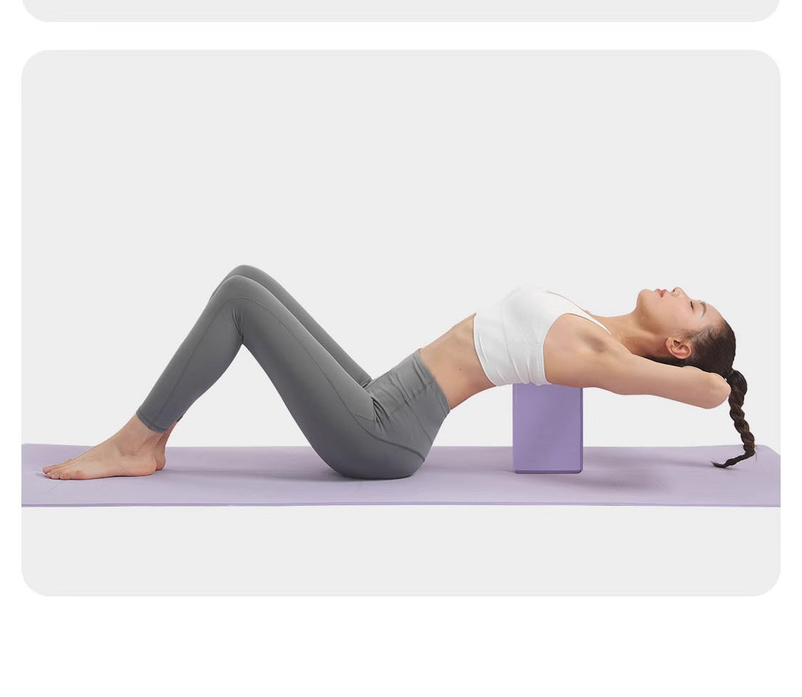 Yoga foam block in Autumn Blue