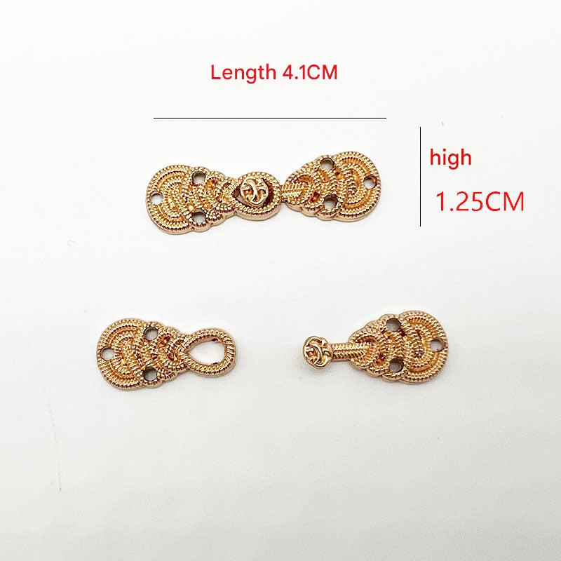 Stylish metal clasp for Hanfu costume