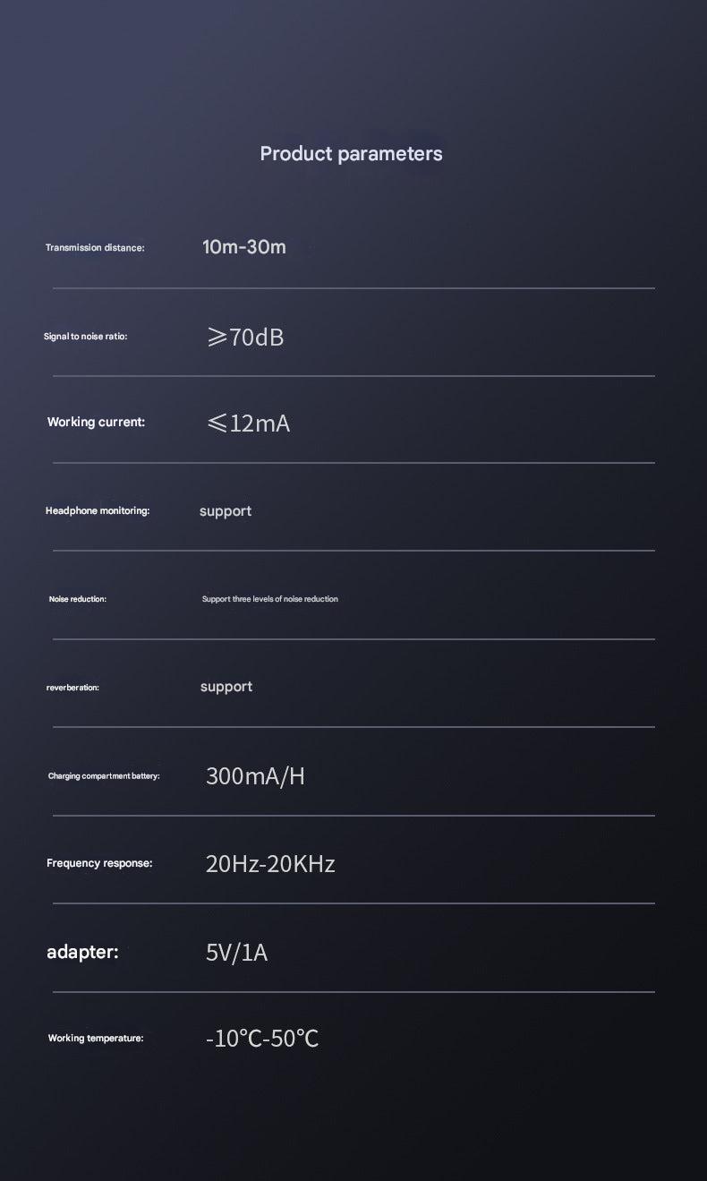 Wireless Clip-On Microphone Q8 Image 1