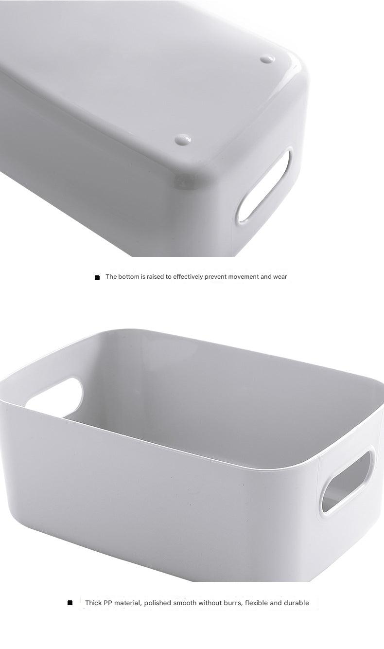 Plastic storage bin for cosmetics image 2