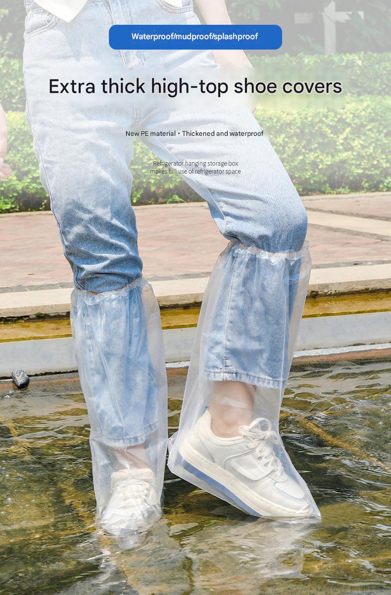 Heavy-duty shoe cover for rain protection