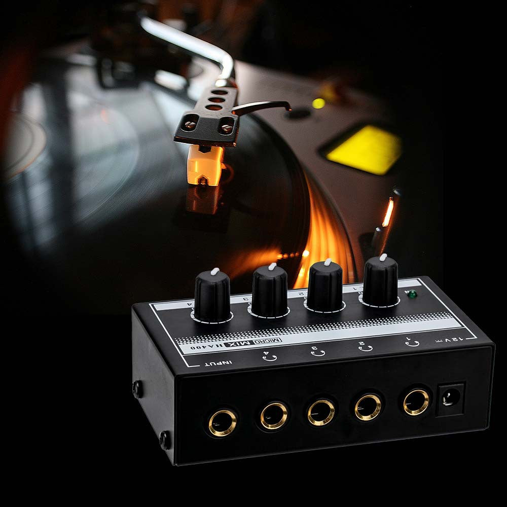 Amplifier back view connections