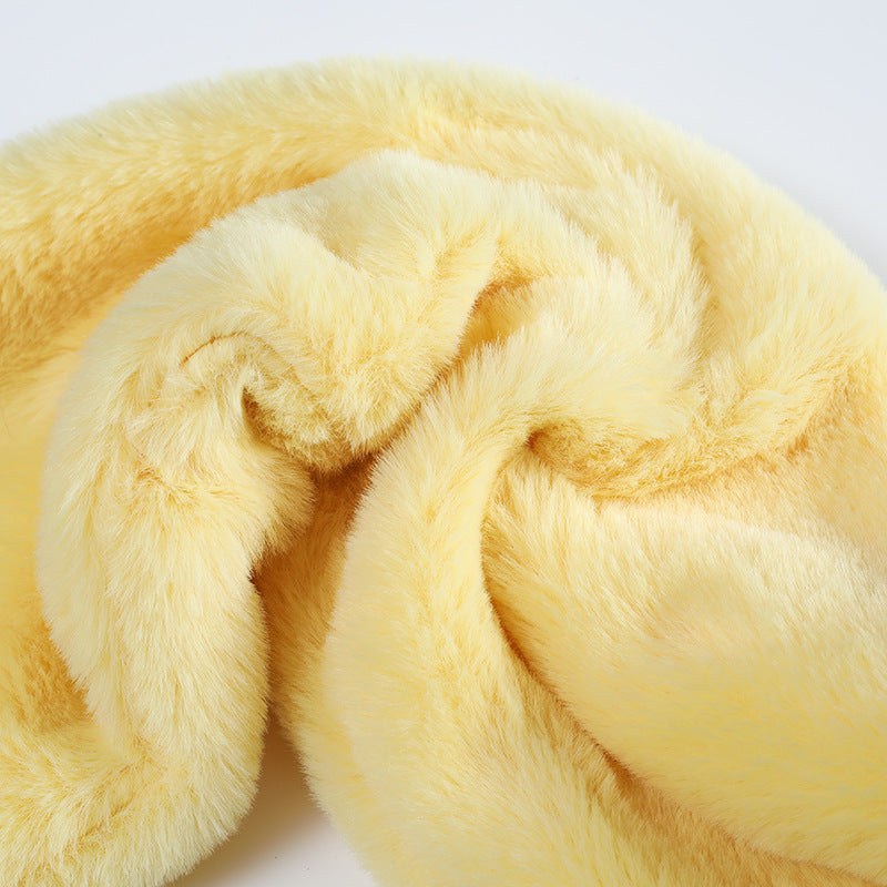 Cozy Multi-Color Faux Fur Scarf Image 7