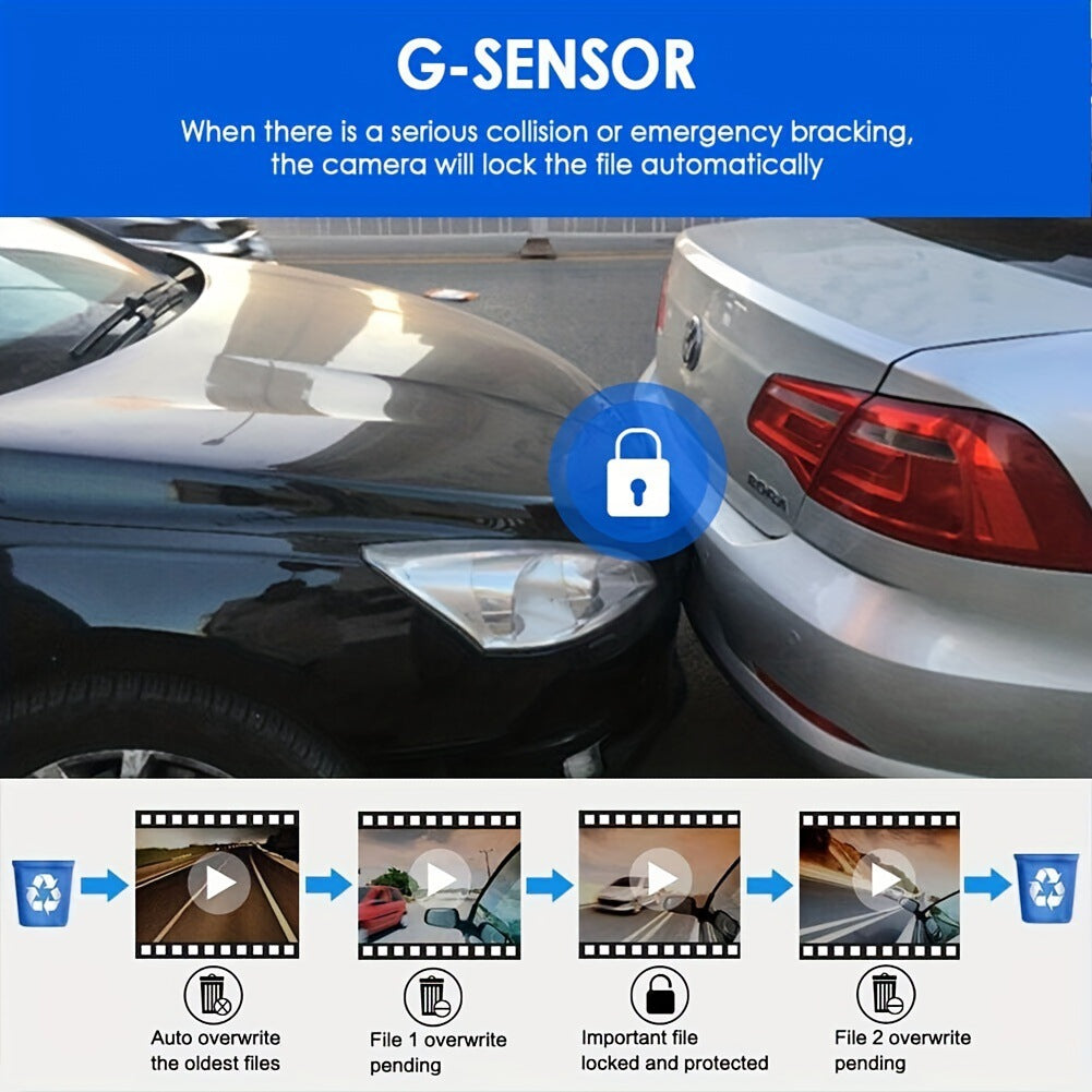 Yuecai M8 Car Dash Camera with Rear View