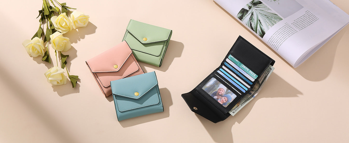 Women's RFID wallet blue