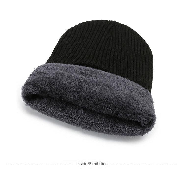 unisex knitted winter beanie in gray