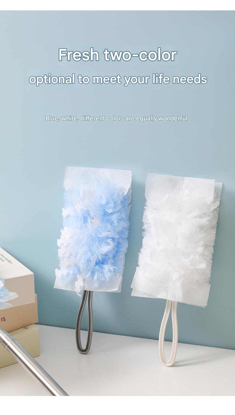 Image of static dusting duster in use