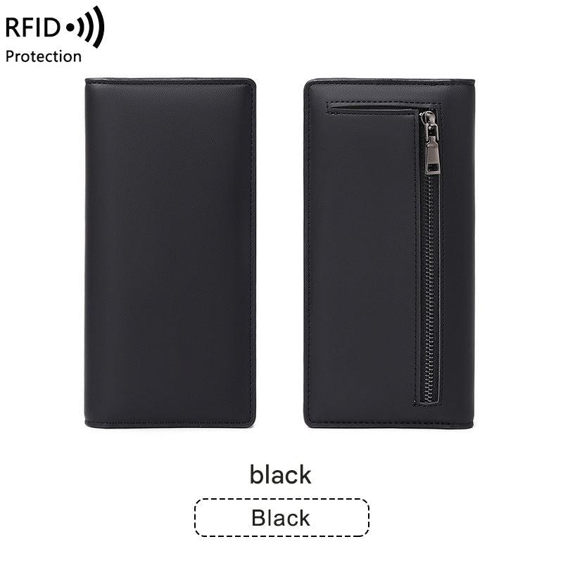 RFID blocking wallet in green color