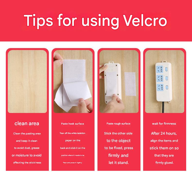 double-sided velcro strips for curtains