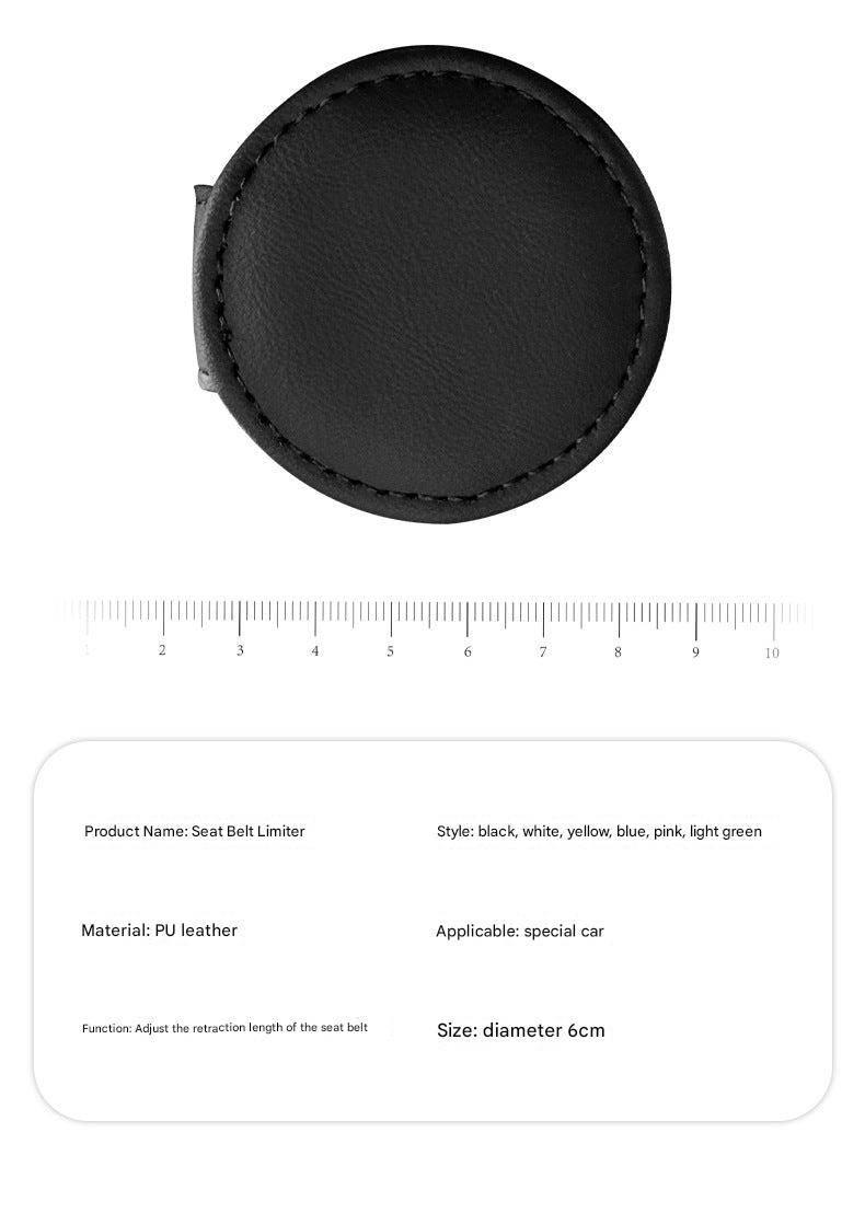 adjustable car seat belt clip blue