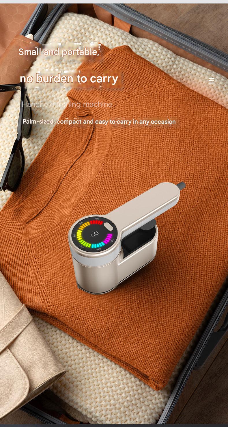 Portable steam iron packaging view