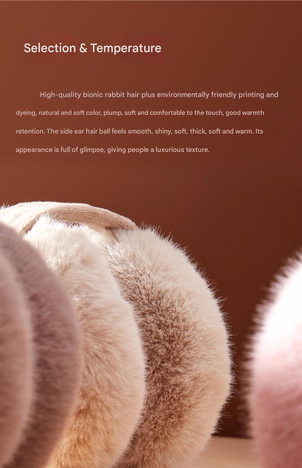 Cozy gray ear muff for outdoor