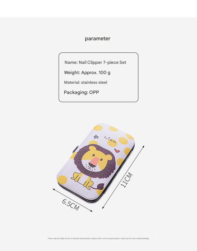 Cute Cartoon Nail Care Kit Image 6