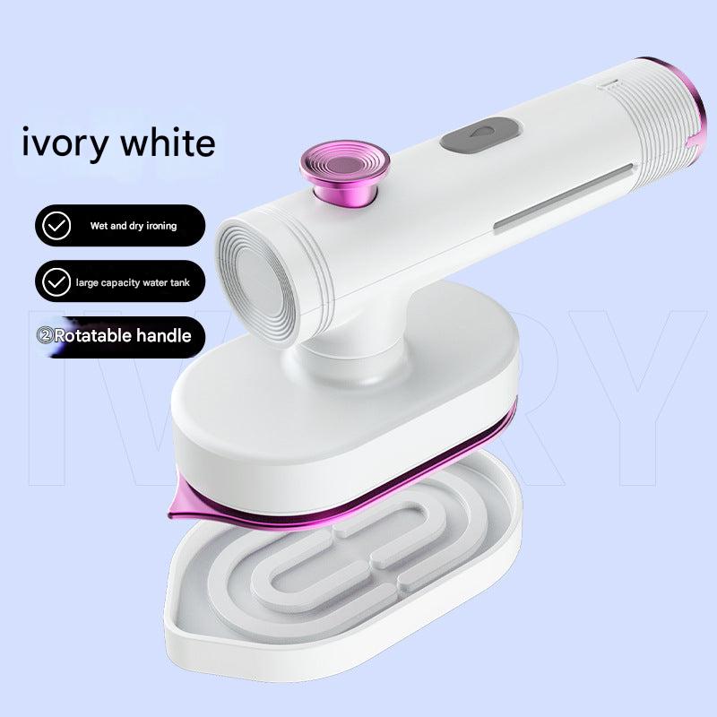 Compact steam iron on display
